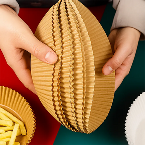 Kit Formas de Papel PaperFit para AirFryer – 50 UNIDADES Antiaderente