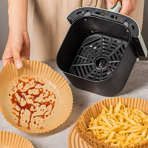 Kit Formas de Papel PaperFit para AirFryer – 50 UNIDADES Antiaderente