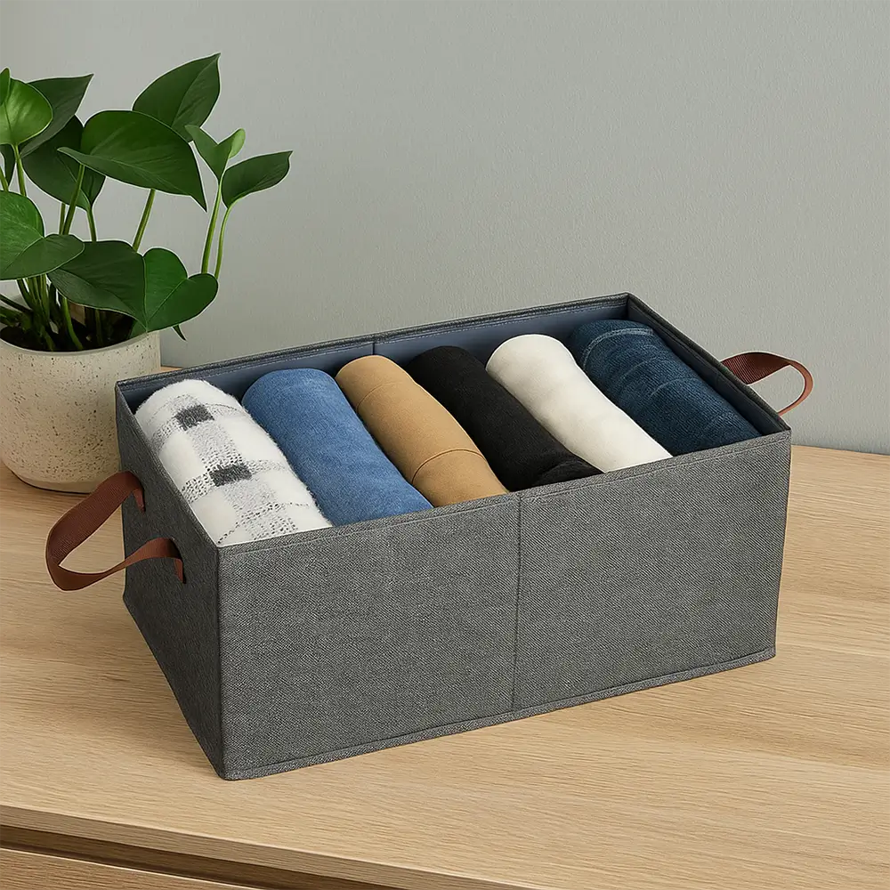 Caixa Organizadora Dobrável CleanHouse – COMPRE 1 LEVE 3 SÓ HOJE