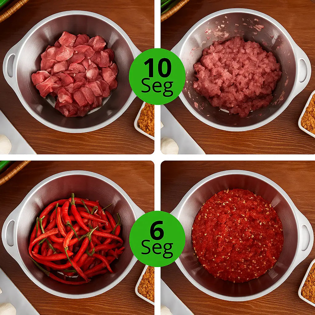 Processador e Triturador Elétrico TurboMix