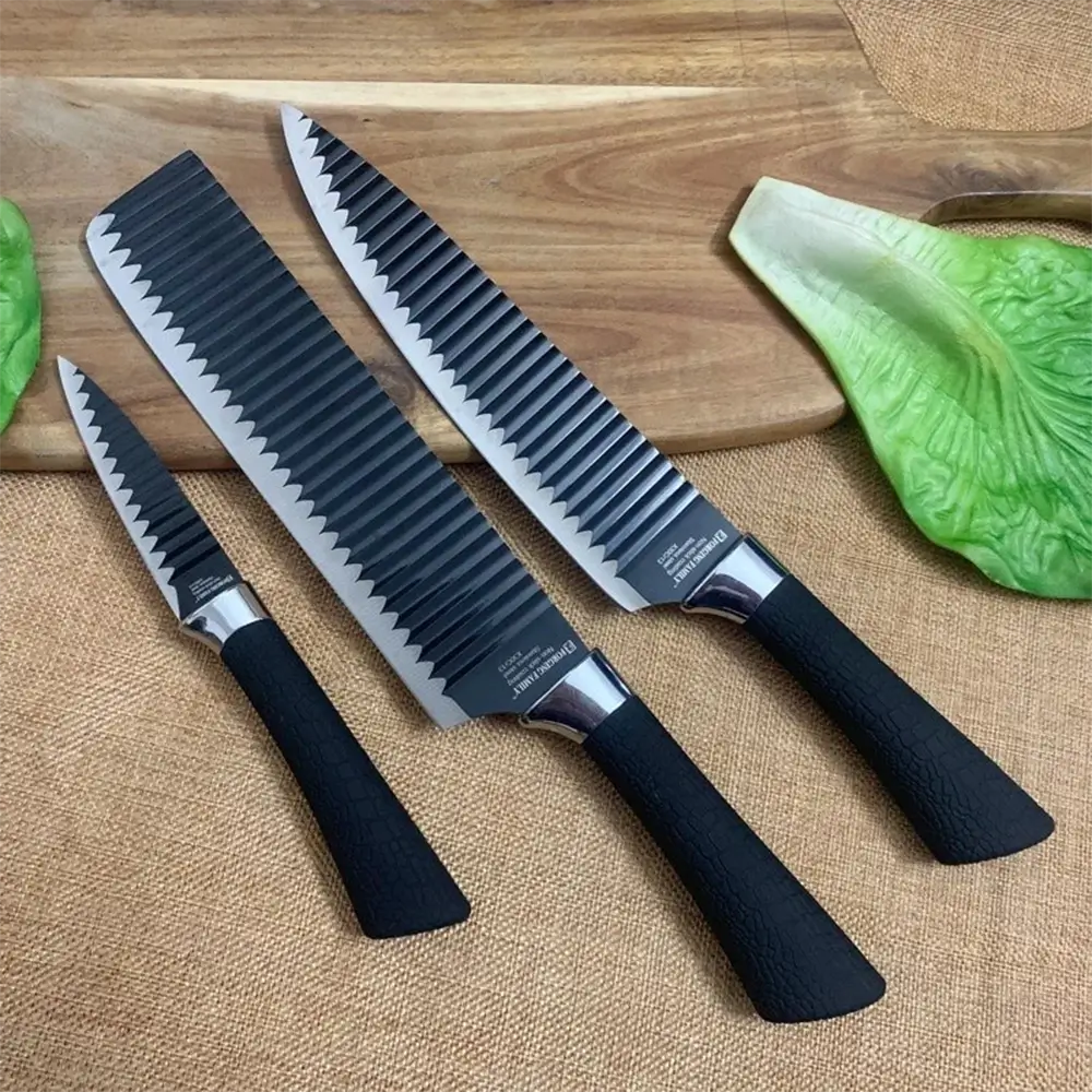 Kit Cozinha Profissional 6 Peças – INCLUI Descascador e Tesoura